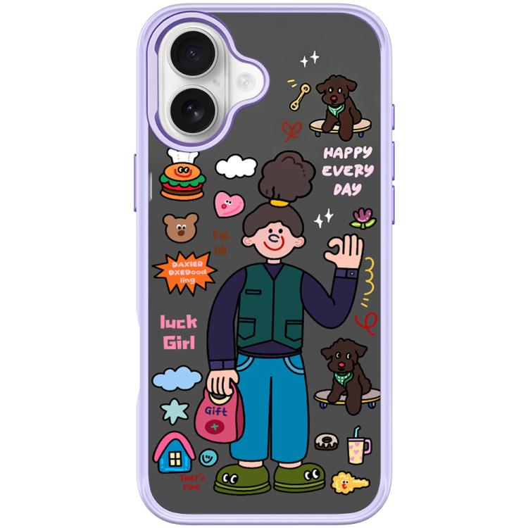 Custodia magnetica per telefono con motivo American Girl, For iPhone 16 Pro Max, For iPhone 16 Pro, For iPhone 16 Plus, For iPhone 16