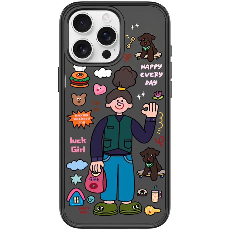 Custodia magnetica per telefono con motivo American Girl, For iPhone 15 Pro Max, For iPhone 15 Pro