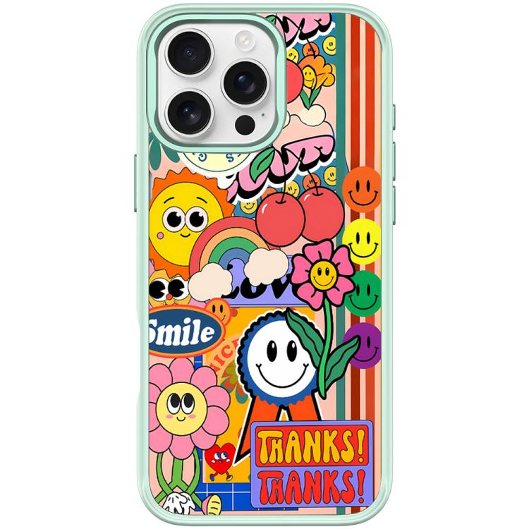 Grazie per la custodia magnetica per telefono con motivo girasole., For iPhone 16 Pro Max, For iPhone 16 Pro, For iPhone 16 Plus, For iPhone 16