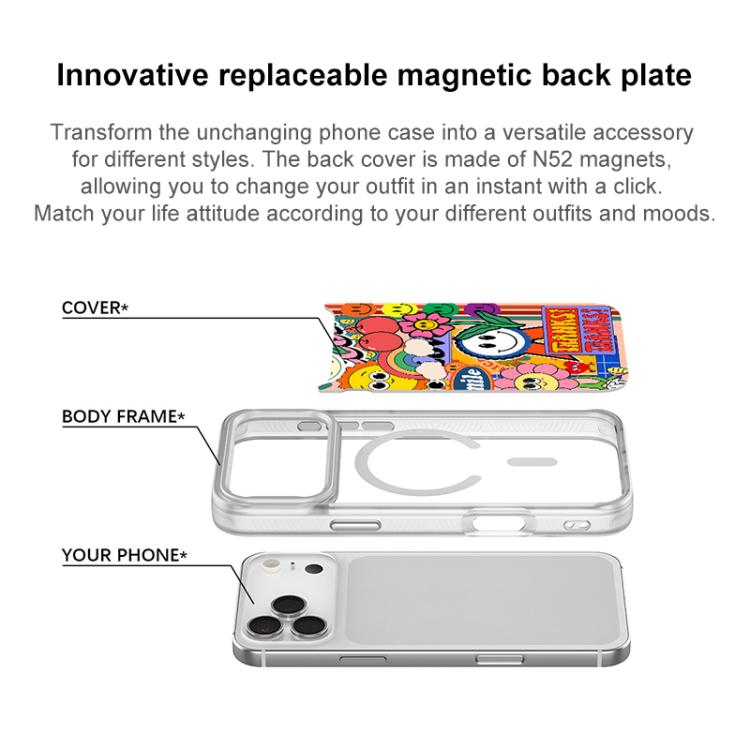 Grazie per la custodia magnetica per telefono con motivo girasole., For iPhone 17 Pro Max, For iPhone 17 Pro, For iPhone 17, For iPhone Air