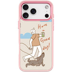 Custodia magnetica per telefono con motivo cane che cammina, For iPhone 17 Pro Max, For iPhone 17 Pro, For iPhone 17, For iPhone Air