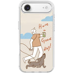 Custodia magnetica per telefono con motivo cane che cammina, For iPhone 17 Pro Max, For iPhone 17 Pro, For iPhone 17, For iPhone Air