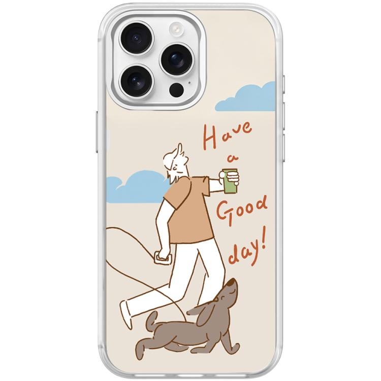 Custodia magnetica per telefono con motivo cane che cammina, For iPhone 15 Pro Max, For iPhone 15 Pro