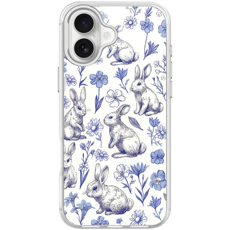 Adorabile custodia magnetica per telefono con motivo a coniglietto stilizzato., For iPhone 17 Pro Max, For iPhone 17 Pro, For iPhone 17, For iPhone Air