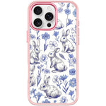 Adorabile custodia magnetica per telefono con motivo a coniglietto stilizzato., For iPhone 16 Pro Max, For iPhone 16 Pro, For iPhone 16 Plus, For iPhone 16