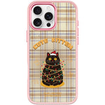 Cover magnetica per telefono con motivo di gatti natalizi, For iPhone 16 Pro Max, For iPhone 16 Pro, For iPhone 16 Plus, For iPhone 16