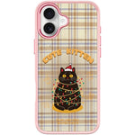 Cover magnetica per telefono con motivo di gatti natalizi, For iPhone 16 Pro Max, For iPhone 16 Pro, For iPhone 16 Plus, For iPhone 16