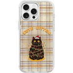 Cover magnetica per telefono con motivo di gatti natalizi, For iPhone 15 Pro Max, For iPhone 15 Pro