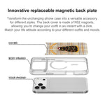 Cover magnetica per telefono con motivo di gatti natalizi, For iPhone 16 Pro Max, For iPhone 16 Pro, For iPhone 16 Plus, For iPhone 16