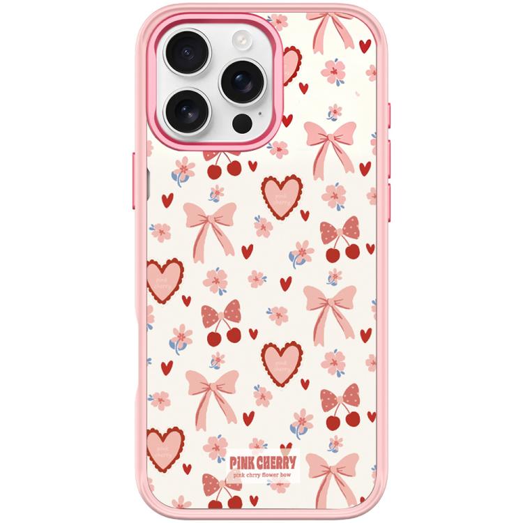 Custodia magnetica per telefono con motivo "Pink Lover", For iPhone 16 Pro Max, For iPhone 16 Pro, For iPhone 16 Plus, For iPhone 16