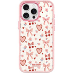 Custodia magnetica per telefono con motivo "Pink Lover", For iPhone 16 Pro Max, For iPhone 16 Pro, For iPhone 16 Plus, For iPhone 16