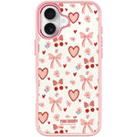 Custodia magnetica per telefono con motivo "Pink Lover", For iPhone 16 Pro Max, For iPhone 16 Pro, For iPhone 16 Plus, For iPhone 16