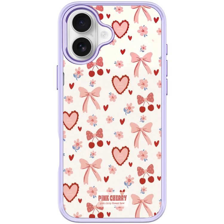 Custodia magnetica per telefono con motivo "Pink Lover", For iPhone 16 Pro Max, For iPhone 16 Pro, For iPhone 16 Plus, For iPhone 16