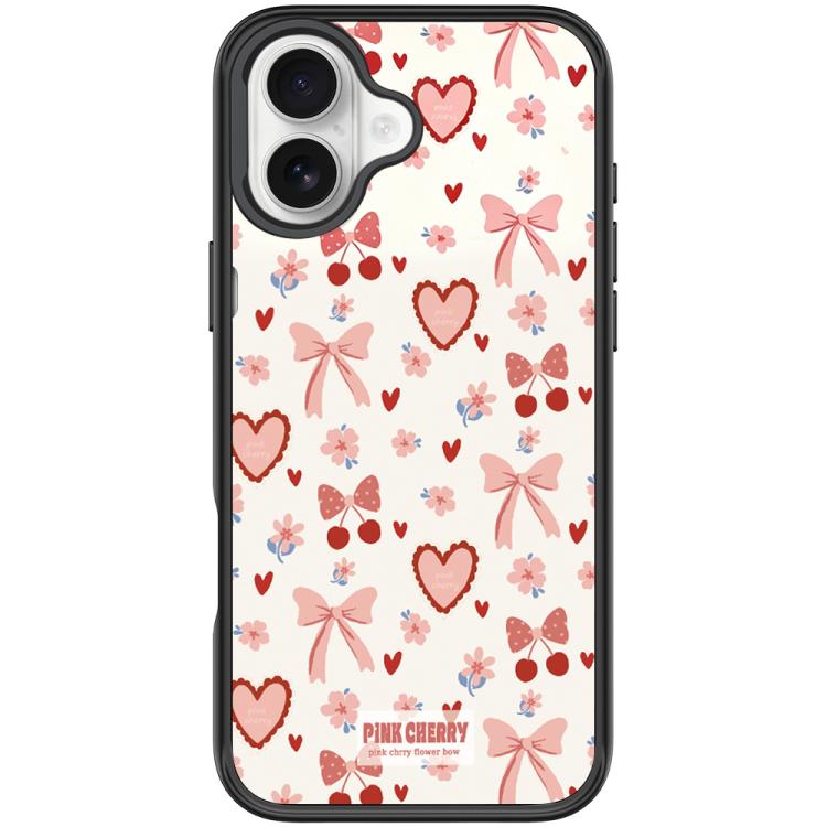 Custodia magnetica per telefono con motivo "Pink Lover", For iPhone 16 Pro Max, For iPhone 16 Pro, For iPhone 16 Plus, For iPhone 16