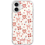 Custodia magnetica per telefono con motivo "Pink Lover", For iPhone 16 Pro Max, For iPhone 16 Pro, For iPhone 16 Plus, For iPhone 16