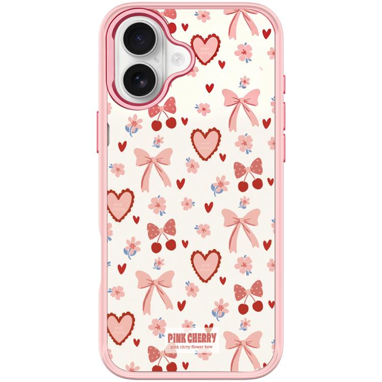 Custodia magnetica per telefono con motivo "Pink Lover", For iPhone 16 Pro Max, For iPhone 16 Pro, For iPhone 16 Plus, For iPhone 16