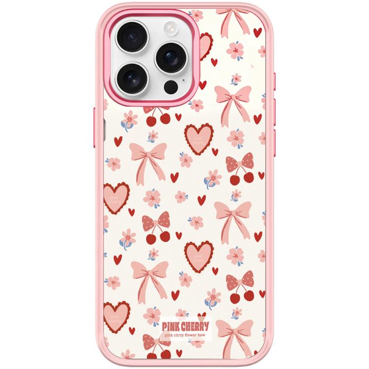 Custodia magnetica per telefono con motivo "Pink Lover", For iPhone 15 Pro Max, For iPhone 15 Pro