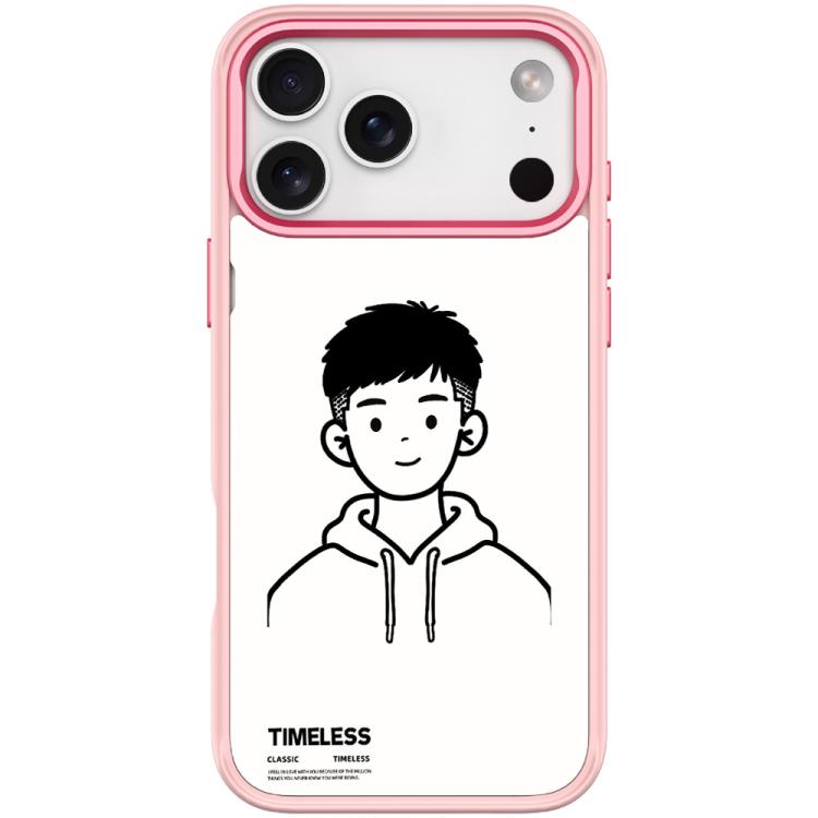 Custodia magnetica per telefono con motivo "Sketch Hooded Boy"., For iPhone 17 Pro Max, For iPhone 17 Pro, For iPhone 17, For iPhone Air