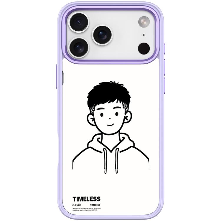 Custodia magnetica per telefono con motivo "Sketch Hooded Boy"., For iPhone 17 Pro Max, For iPhone 17 Pro, For iPhone 17, For iPhone Air