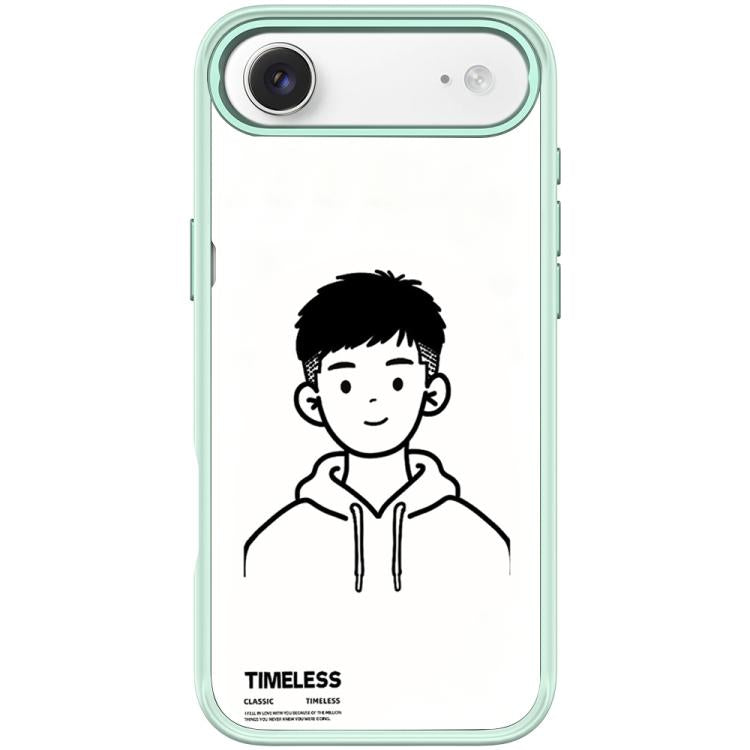 Custodia magnetica per telefono con motivo "Sketch Hooded Boy"., For iPhone 17 Pro Max, For iPhone 17 Pro, For iPhone 17, For iPhone Air