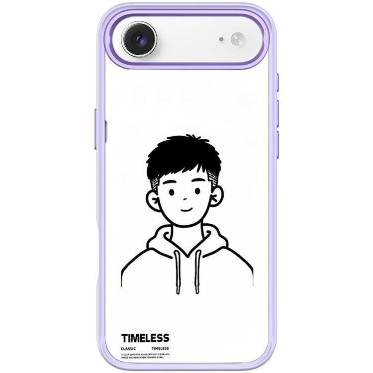 Custodia magnetica per telefono con motivo "Sketch Hooded Boy"., For iPhone 17 Pro Max, For iPhone 17 Pro, For iPhone 17, For iPhone Air