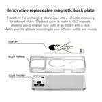 Custodia magnetica per telefono con motivo "Sketch Hooded Boy"., For iPhone 16 Pro Max, For iPhone 16 Pro, For iPhone 16 Plus, For iPhone 16