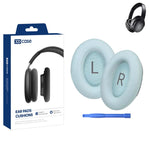 XDcase 1 paio di cuscinetti auricolari di ricambio in similpelle proteica per cuffie con strumento di rimozione, For Bose QC45 / QCSE