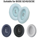 XDcase 1 paio di cuscinetti auricolari di ricambio in similpelle proteica per cuffie con strumento di rimozione, For Bose QC45 / QCSE