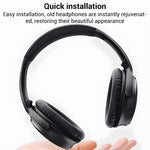 XDcase 1 paio di cuscinetti auricolari di ricambio in similpelle proteica per cuffie con strumento di rimozione, For Bose QC45 / QCSE