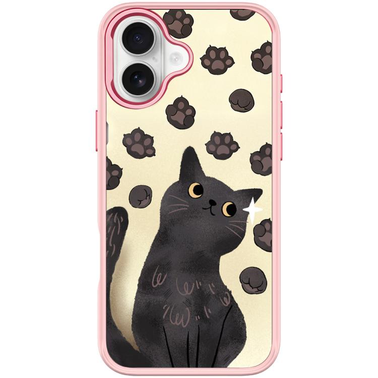 Adorabile custodia magnetica per telefono con motivo a zampa di gatto, For iPhone 16 Pro Max, For iPhone 16 Pro, For iPhone 16 Plus, For iPhone 16