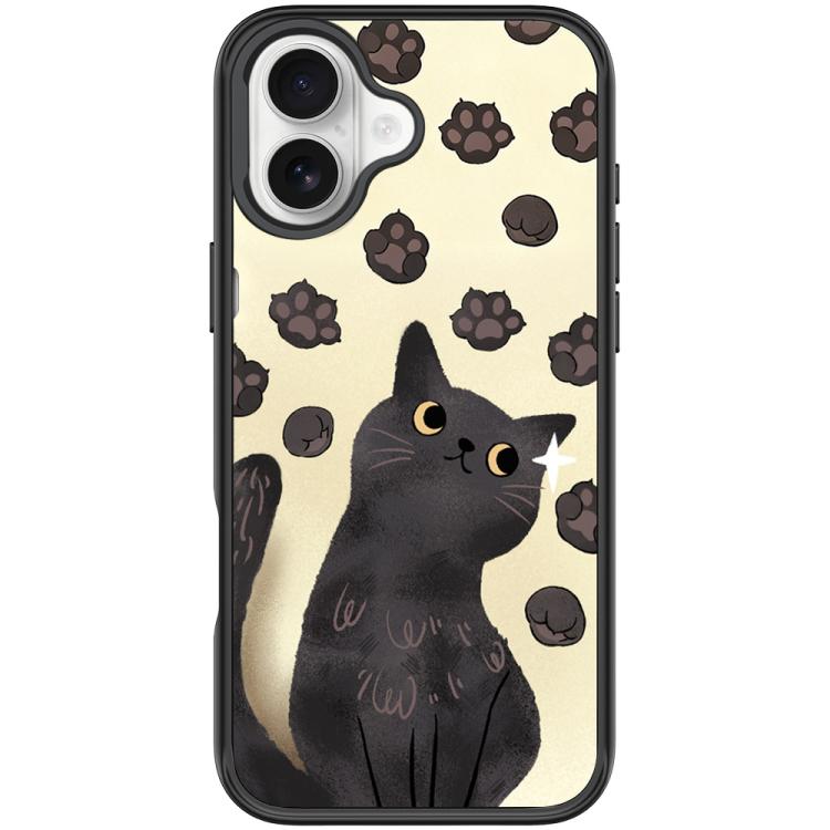 Adorabile custodia magnetica per telefono con motivo a zampa di gatto, For iPhone 16 Pro Max, For iPhone 16 Pro, For iPhone 16 Plus, For iPhone 16