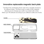 Adorabile custodia magnetica per telefono con motivo a zampa di gatto, For iPhone 15 Pro Max, For iPhone 15 Pro
