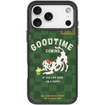 Adorabile custodia magnetica per telefono con motivo cane che cattura fiori, For iPhone 17 Pro Max, For iPhone 17 Pro, For iPhone 17, For iPhone Air