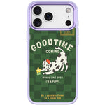Adorabile custodia magnetica per telefono con motivo cane che cattura fiori, For iPhone 17 Pro Max, For iPhone 17 Pro, For iPhone 17, For iPhone Air
