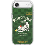 Adorabile custodia magnetica per telefono con motivo cane che cattura fiori, For iPhone 17 Pro Max, For iPhone 17 Pro, For iPhone 17, For iPhone Air