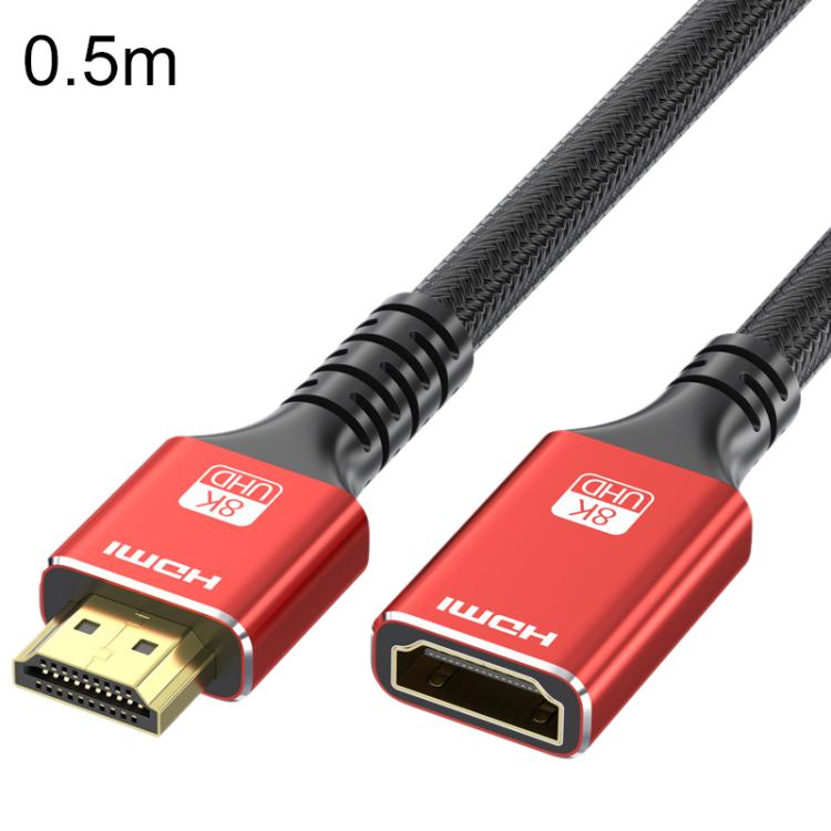 WG144 HDMI 2.1 High-Speed ??8K HD Male to Female Connection HDTV Video HDMI Extension Cable, 0.5m, 1m, 1.5m, 2m