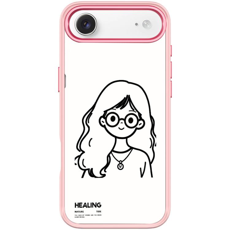 Custodia magnetica per telefono con motivo "Ragazza tranquilla" disegnata a mano, For iPhone 17 Pro Max, For iPhone 17 Pro, For iPhone 17, For iPhone Air