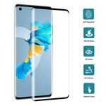 Pellicola in vetro temperato con bordo curvo 9H 3D HD, For Huawei Mate 40 / Mate 40E 5G / Mate 40E 4G (1 PC), For Huawei Mate 40 Pro (1 PC), For Huawei Mate 40 Pro+ (1 PC), For Huawei Mate 40 RS Porsche Design (1 PC)