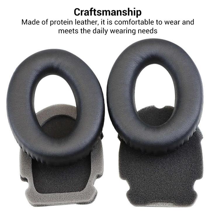 XDcase 1 paio di cuscinetti auricolari di ricambio in similpelle proteica per cuffie con strumento di rimozione, For Bose Aviation Headset X / A10 / A20