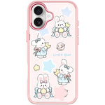 Adorabile custodia magnetica per telefono con motivo a coniglietto e stellina., For iPhone 17 Pro Max, For iPhone 17 Pro, For iPhone 17, For iPhone Air