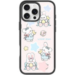 Adorabile custodia magnetica per telefono con motivo a coniglietto e stellina., For iPhone 16 Pro Max, For iPhone 16 Pro, For iPhone 16 Plus, For iPhone 16