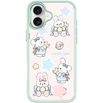 Adorabile custodia magnetica per telefono con motivo a coniglietto e stellina., For iPhone 16 Pro Max, For iPhone 16 Pro, For iPhone 16 Plus, For iPhone 16