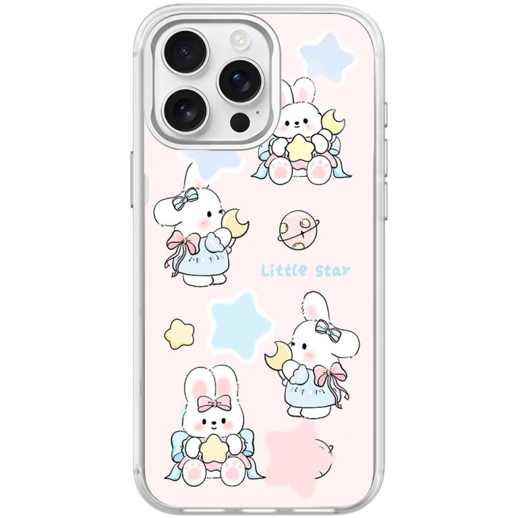 Adorabile custodia magnetica per telefono con motivo a coniglietto e stellina., For iPhone 15 Pro Max, For iPhone 15 Pro