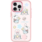 Adorabile custodia magnetica per telefono con motivo a coniglietto e stellina., For iPhone 15 Pro Max, For iPhone 15 Pro