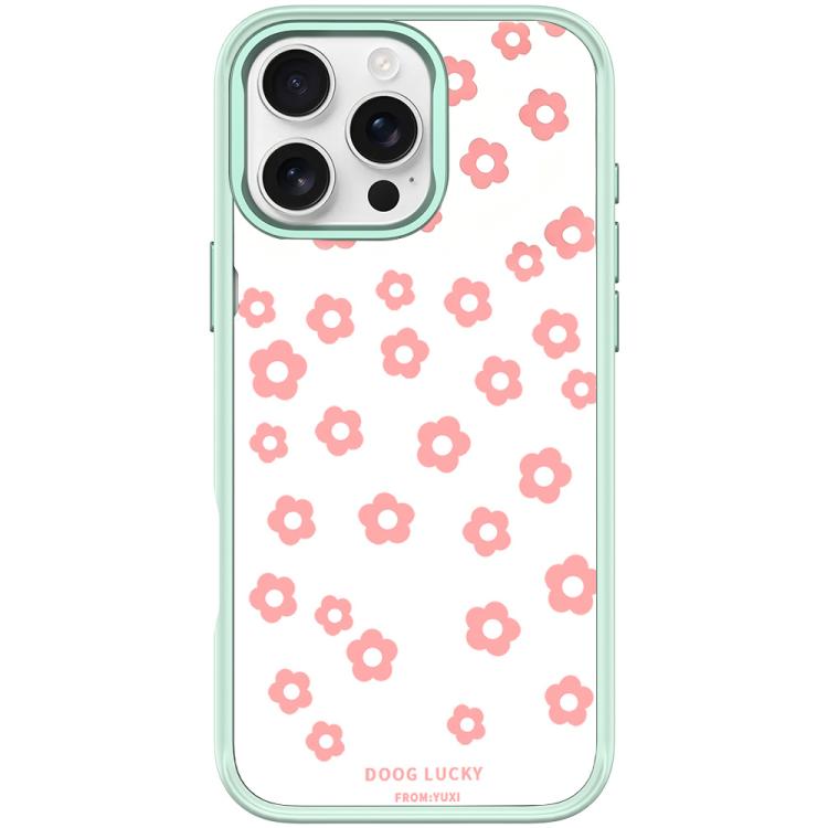 Custodia magnetica per telefono con motivo floreale laser, For iPhone 16 Pro Max, For iPhone 16 Pro, For iPhone 16 Plus, For iPhone 16