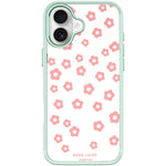 Custodia magnetica per telefono con motivo floreale laser, For iPhone 16 Pro Max, For iPhone 16 Pro, For iPhone 16 Plus, For iPhone 16