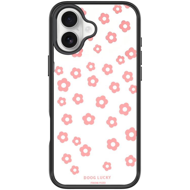 Custodia magnetica per telefono con motivo floreale laser, For iPhone 16 Pro Max, For iPhone 16 Pro, For iPhone 16 Plus, For iPhone 16