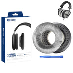 XDcase 1 paio di cuscinetti auricolari in velluto, ricambio per cuffie con strumento di leva, For Beyerdynamic DT770 / DT880 / DT990