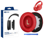 XDcase 1 paio di cuscinetti auricolari in similpelle, ricambio per cuffie, con strumento di estrazione, For JBL Tune T700BT / T710BT / T750BTNC / T760NC