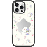 Adorabile custodia magnetica per telefono con motivo a stelle e pecorelle., For iPhone 16 Pro Max, For iPhone 16 Pro, For iPhone 16 Plus, For iPhone 16